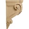 Ekena Millwork 4 3/4"W x 8"D x 13 1/4"H Large Fig Leaf Corbel, Cherry COR04X08X13FICH - alternate 3